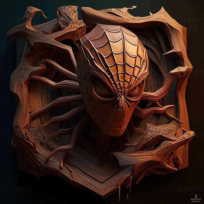 3D модель Гра Людина-павук Павутина тіней (STL)